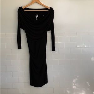 Halston Heritage long sleeve midi dress